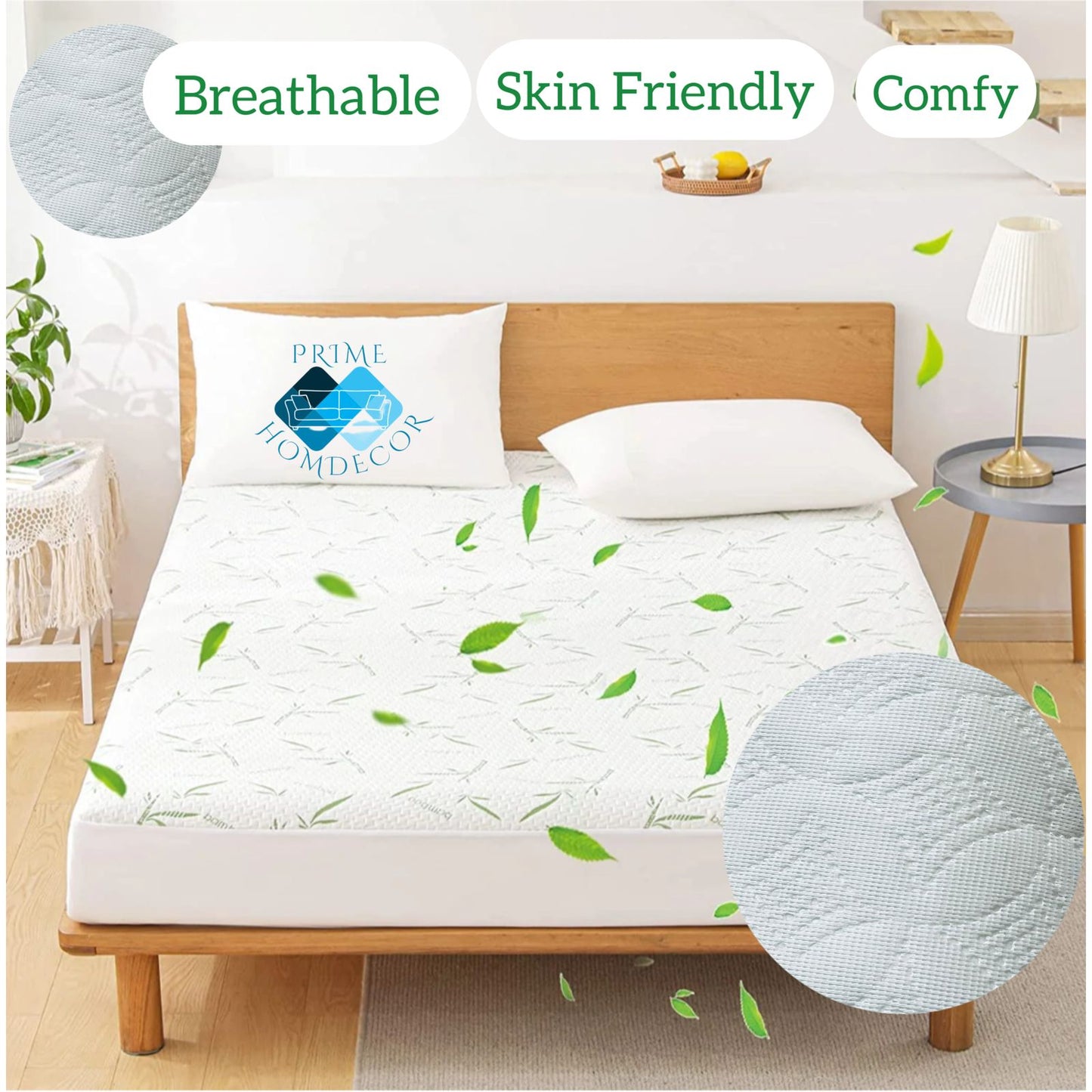 Waterproof Quilted Microfiber Mattress Protector