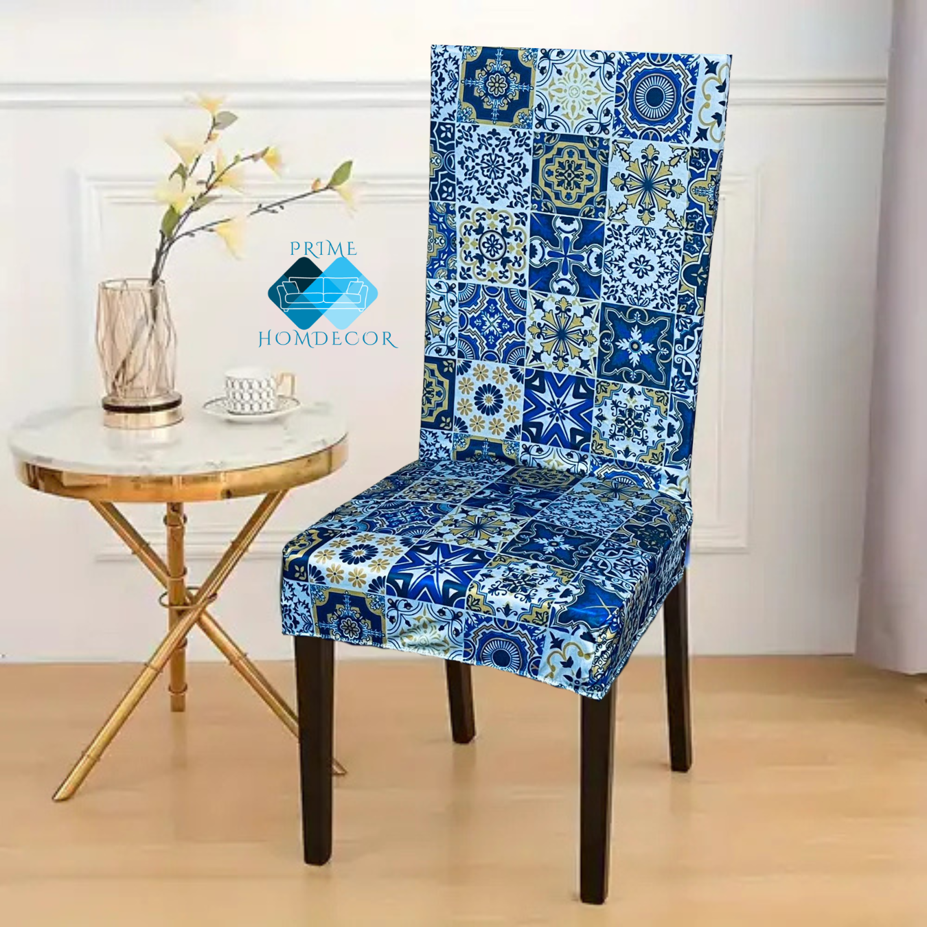 Exclusive Digital Printed Dining Chair Cover