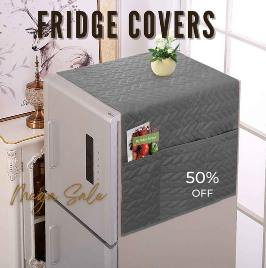 FridgeGuard-Ultrasonic Punched Quilted Fridge Cover