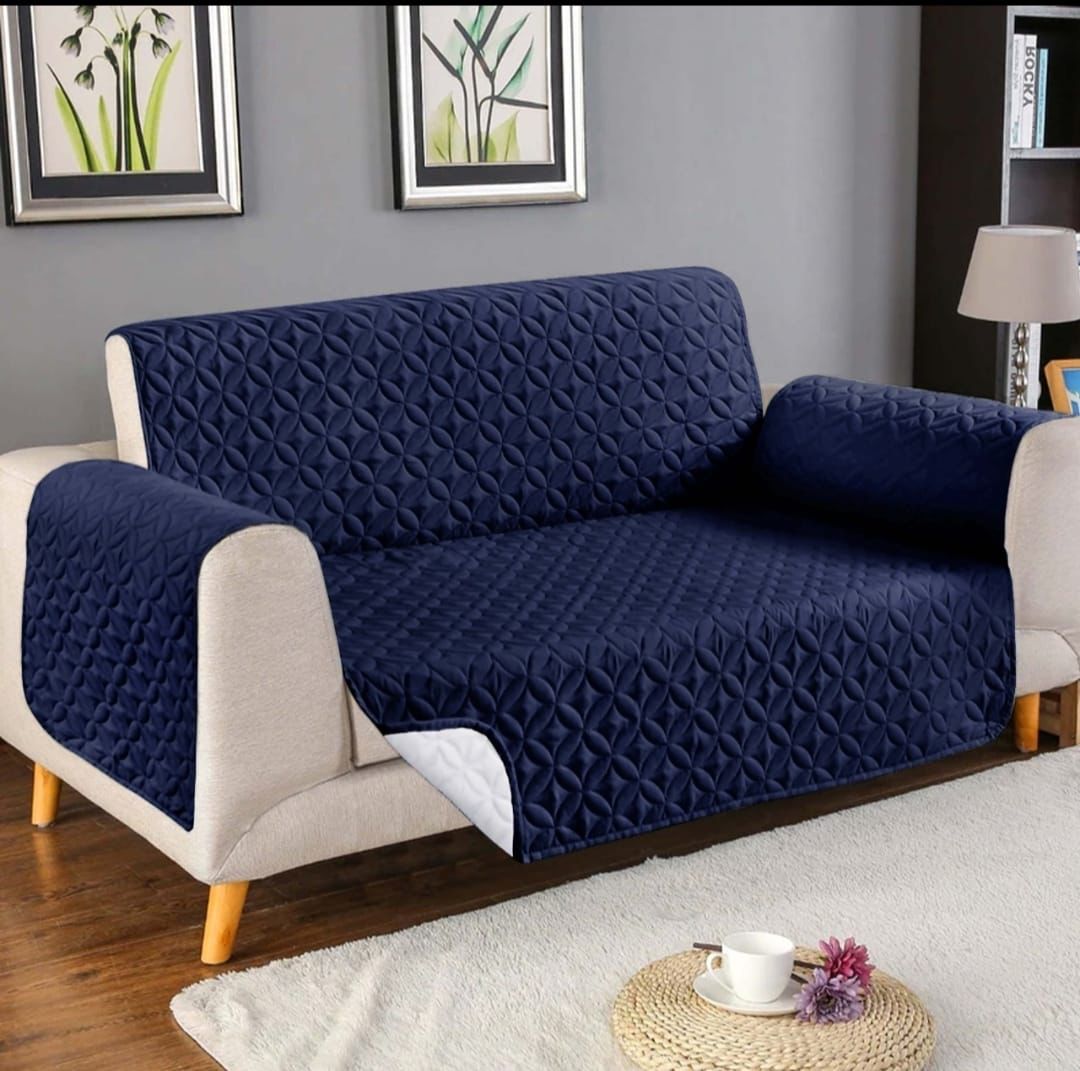 Ultrasonically Punched Quilted Microfiber Sofa Protector